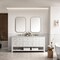 James Martin Vanities Breckenridge 72in Double Vanity, Bright White w/ 3 CM Arctic Fall Top 330-V72-BW-3AF - alternate 5